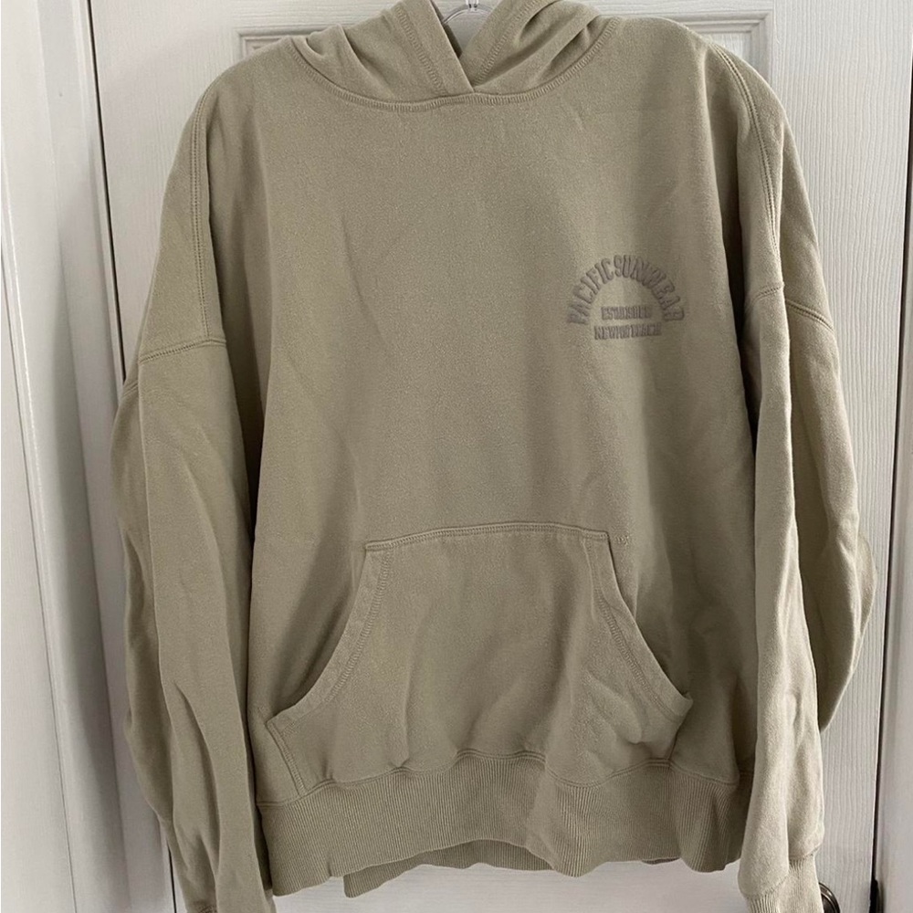 beige khaki pacsun sweatshirt